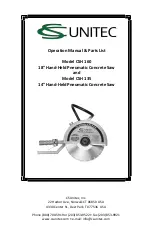 Sunitec CSH 135 Operations Manual & Parts List preview