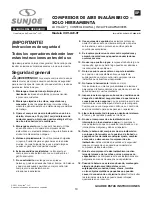 Preview for 19 page of sunjoe 24V-AJC-CT Operator'S Manual