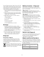 Preview for 15 page of sunjoe 24V-X2-BVM190 Operator'S Manual