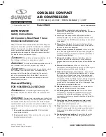 sunjoe iONAIR Operator'S Manual preview