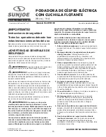 Preview for 15 page of sunjoe MJ-HVR12E Operator'S Manual