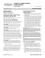 Preview for 1 page of sunjoe MJ408E Operator'S Manual