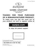 sunjoe SJGC7-RM Manual preview