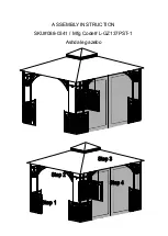 Sunjoy 088-0341 Assembly Instruction Manual предпросмотр