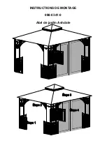 Preview for 8 page of Sunjoy 088-0341 Assembly Instruction Manual