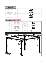 Preview for 3 page of Sunjoy 10’x12’ Benen Gazebo L-GZ215PST-1 Assembly Instructions Manual