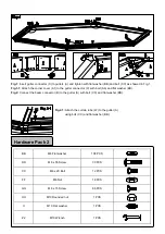 Предварительный просмотр 4 страницы Sunjoy 110102017 Assembly Instruction Manual