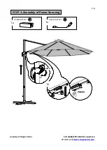 Предварительный просмотр 9 страницы Sunjoy 110211018-K Assembly Instruction Manual