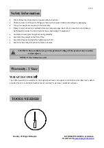 Preview for 2 page of Sunjoy 1203060001-A Assembly Instruction Manual