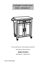 Preview for 1 page of Sunjoy 1203060003-W Assembly Instruction Manual