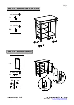 Предварительный просмотр 15 страницы Sunjoy 1203060012-B Assembly Instruction Manual