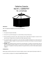 Sunjoy 187020 Instruction Manual preview