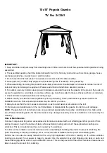 Preview for 1 page of Sunjoy 243341 Quick Start Manual