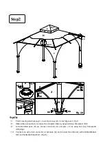 Предварительный просмотр 4 страницы Sunjoy 38115035 Assembly Instructions Manual