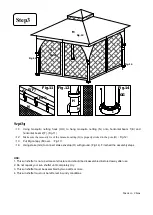 Предварительный просмотр 5 страницы Sunjoy 38115035 Assembly Instructions Manual