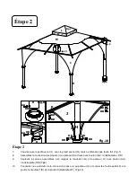 Предварительный просмотр 9 страницы Sunjoy 38115035 Assembly Instructions Manual