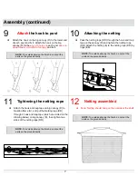 Предварительный просмотр 7 страницы Sunjoy 804800 Use And Care Manual