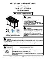 Sunjoy 810325096 Assembly Instruction Manual предпросмотр