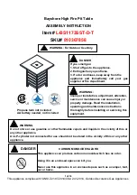 Sunjoy 810367858 Assembly Instruction Manual предпросмотр