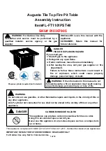 Предварительный просмотр 1 страницы Sunjoy 810367905 Assembly Instruction Manual