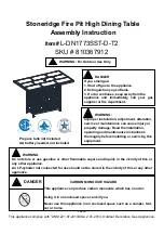 Preview for 1 page of Sunjoy 810367912 Assembly Instruction Manual