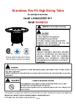 Sunjoy 810405352 Assembly Instructions Manual предпросмотр