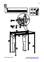 Предварительный просмотр 8 страницы Sunjoy 810410415 Assembly Instruction Manual