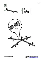 Предварительный просмотр 11 страницы Sunjoy 810410415 Assembly Instruction Manual