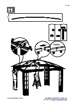 Предварительный просмотр 18 страницы Sunjoy 810410416 Assembly Instruction Manual