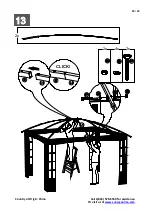 Предварительный просмотр 20 страницы Sunjoy 810410416 Assembly Instruction Manual