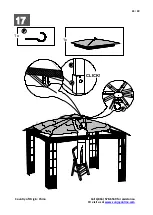 Предварительный просмотр 24 страницы Sunjoy 810410416 Assembly Instruction Manual