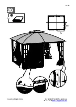 Предварительный просмотр 27 страницы Sunjoy 810410416 Assembly Instruction Manual