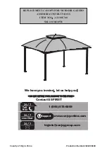 Preview for 1 page of Sunjoy 810410501 Assembly Instructions Manual