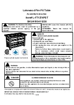 Предварительный просмотр 1 страницы Sunjoy 810411250 Assembly Instruction Manual