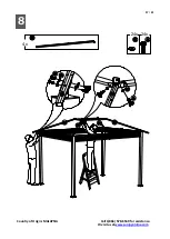 Предварительный просмотр 17 страницы Sunjoy 810452412 Assembly Instruction Manual