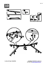 Предварительный просмотр 19 страницы Sunjoy 810452412 Assembly Instruction Manual