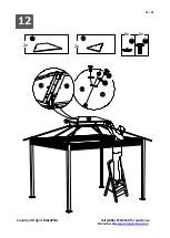 Предварительный просмотр 21 страницы Sunjoy 810452412 Assembly Instruction Manual