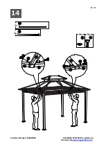 Предварительный просмотр 23 страницы Sunjoy 810452412 Assembly Instruction Manual