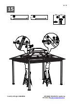 Предварительный просмотр 24 страницы Sunjoy 810452412 Assembly Instruction Manual