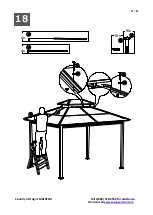 Предварительный просмотр 27 страницы Sunjoy 810452412 Assembly Instruction Manual