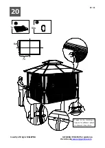 Предварительный просмотр 29 страницы Sunjoy 810452412 Assembly Instruction Manual