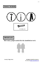 Preview for 3 page of Sunjoy 810461192 Assembly Instruction Manual