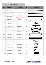 Предварительный просмотр 4 страницы Sunjoy 810461192 Assembly Instruction Manual