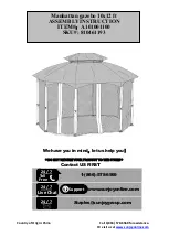 Sunjoy 810461193 Assembly Instruction Manual preview