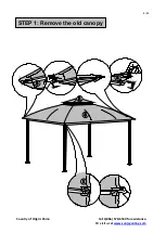 Предварительный просмотр 5 страницы Sunjoy 810461194 Assembly Instruction Manual