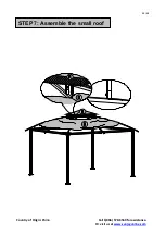 Предварительный просмотр 11 страницы Sunjoy 810461194 Assembly Instruction Manual