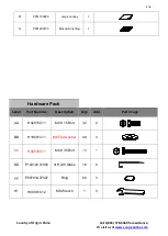 Предварительный просмотр 5 страницы Sunjoy A101003701 Assembly Instruction Manual