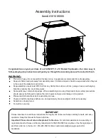 Sunjoy A101006500 Assembly Instructions Manual preview