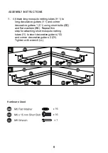 Предварительный просмотр 9 страницы Sunjoy A102006900 Assembly Instructions Manual