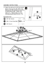 Предварительный просмотр 12 страницы Sunjoy A102006900 Assembly Instructions Manual